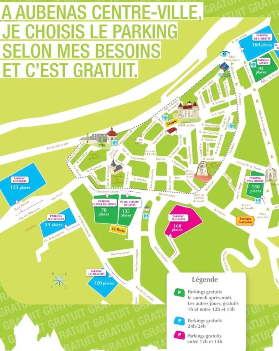 Escapade Ardechoise - Parking Gratuit - Chateau A 2 Pas Aubenas Exterior foto